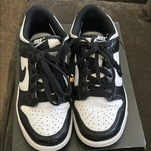 Nike Kids Black and White Sneakers